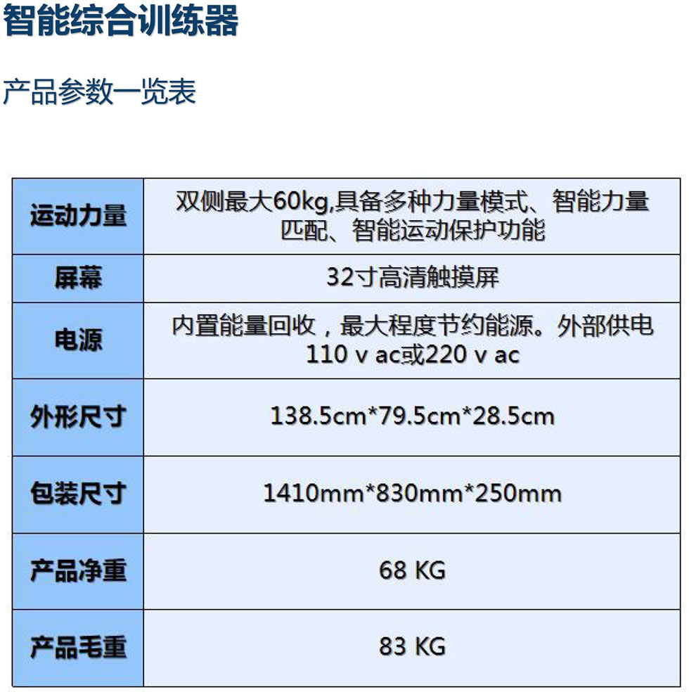 almeido 智能綜合訓(xùn)練器