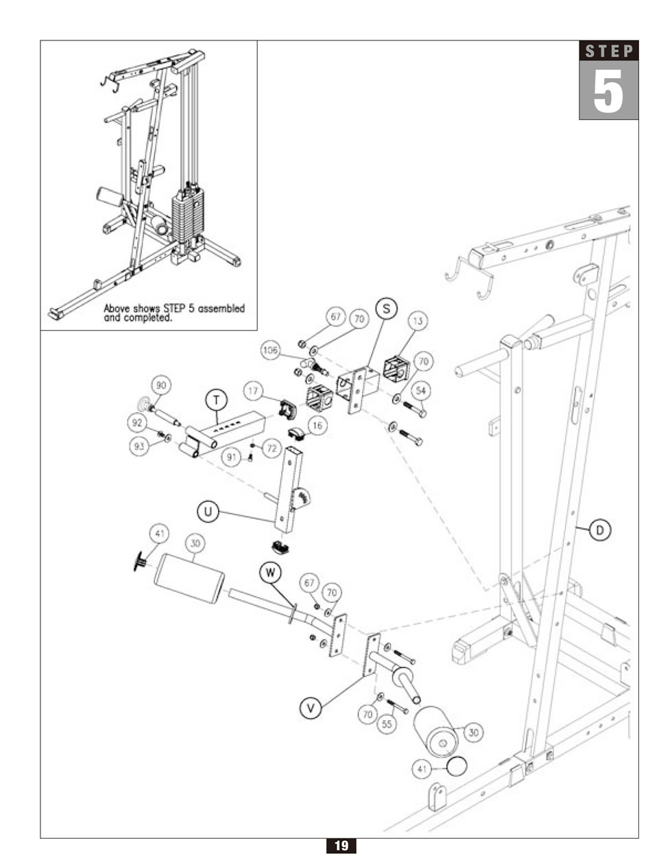 Body-Solid G2B 綜合訓練器安裝步驟