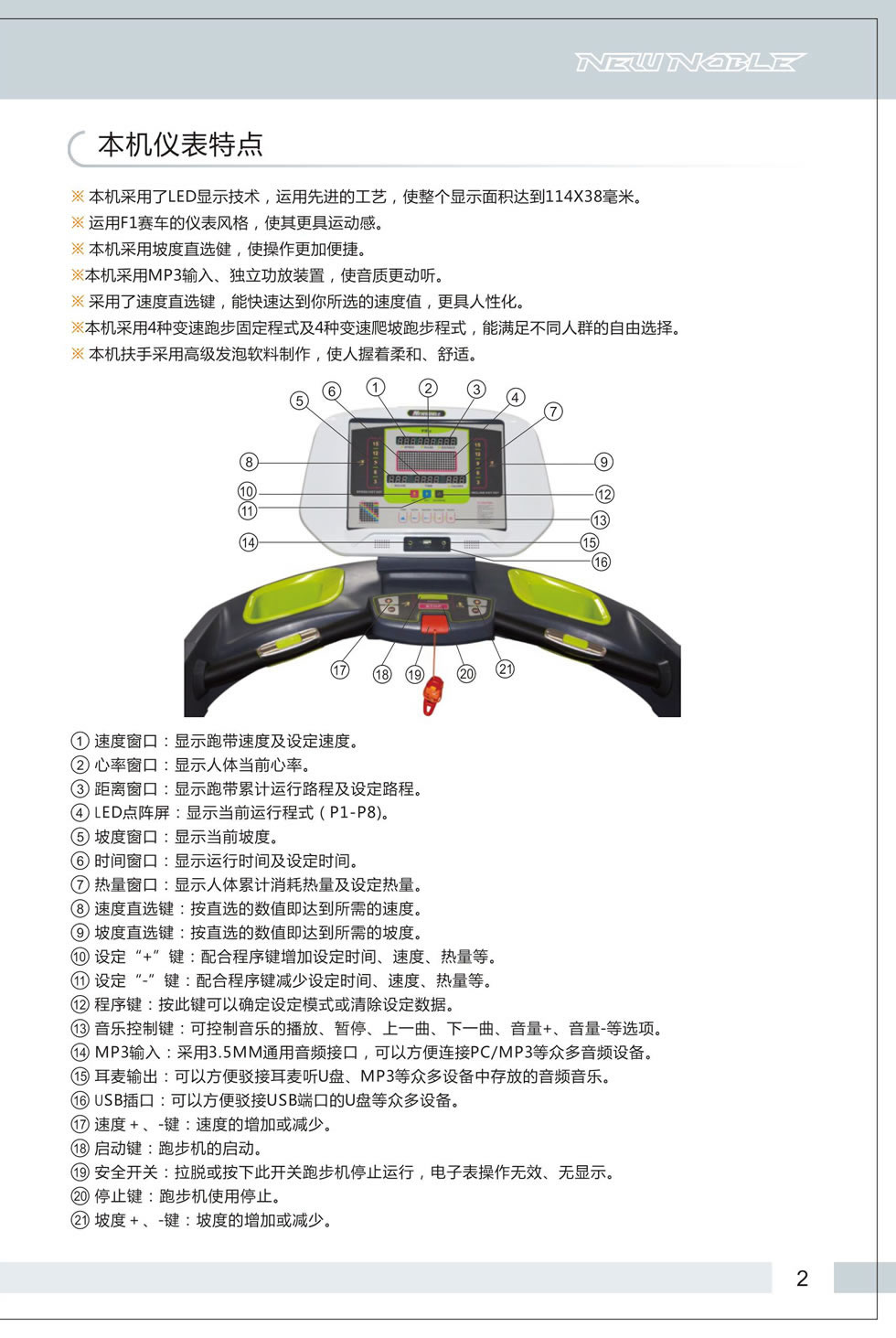 新貴族 V6-E 跑步機(jī)說(shuō)明書(shū)
