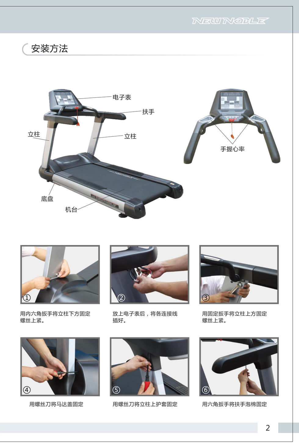 新貴族 XG-4500 商用電動跑步機說明書
